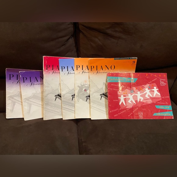Other Bundle Lot Of 6 Piano Adventures Beginner Books Faber Primer